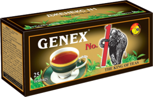 Черный чай«Дженекс №1 Король чая» в пакетиках 25*2г