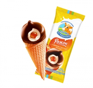 Cone with  boiled condensed milk 70g
