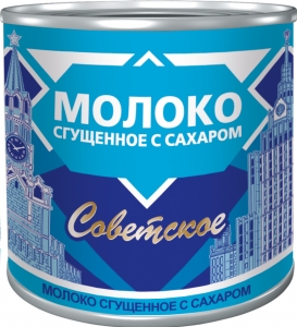 «Սովետսկոյե» Խտացրած կաթ շաքարով  380գ