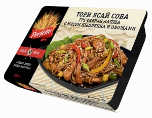 Tori Yasai Soba buckwheat noodles with chicken and vegetables 250g