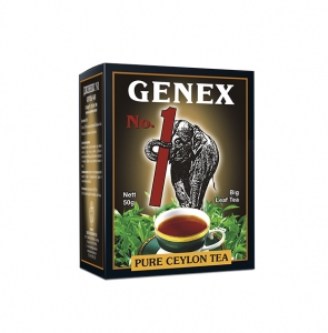 Черный чай «Дженекс №1» крупнолистовой 50г